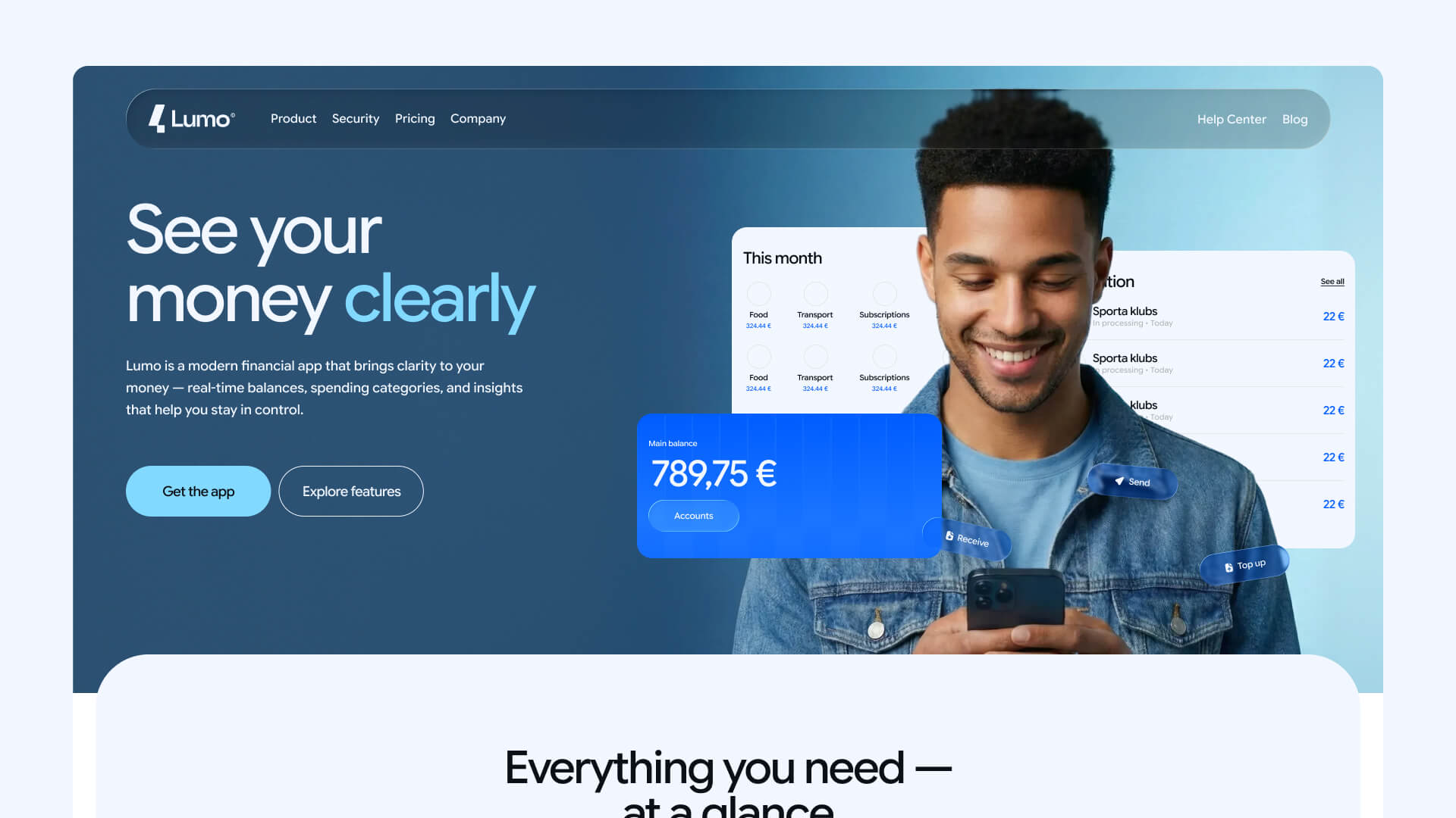 Lumo Finance — brand slide